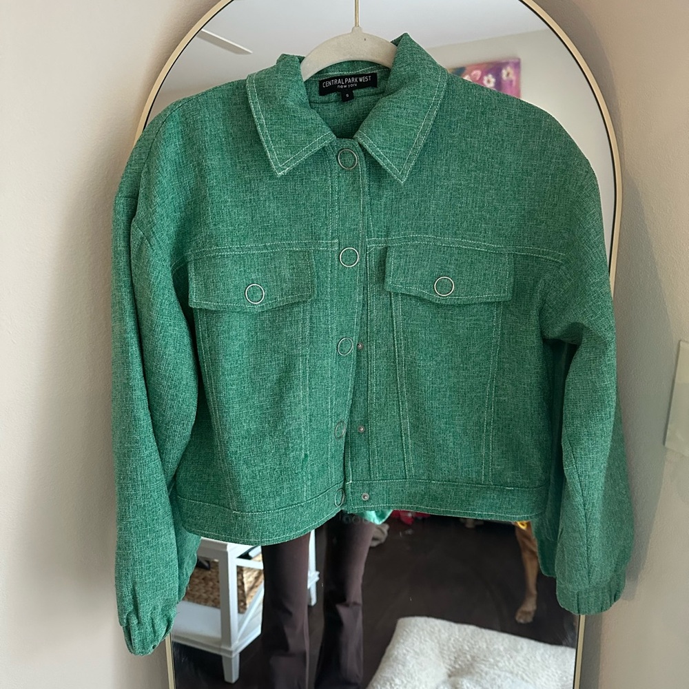 Central Park West Emerald Green Jacket